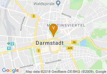 map of Hessisches Landesmuseum Darmstadt