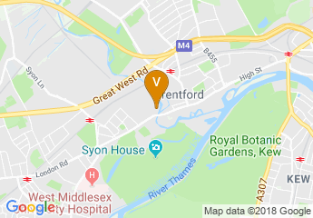 map of Holiday Inn London - Brentford Lock