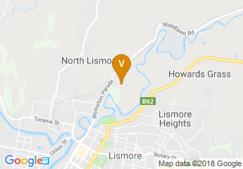 map of Lismore Turf Club