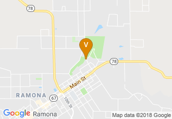 map of Ramona County Fair
