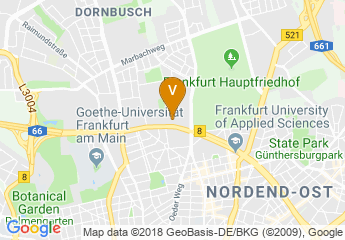 map of Frankfurt School of Finance & Management