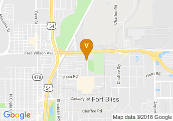 map of Convention center El Paso Tx