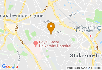 map of North Staffs Conference Centre