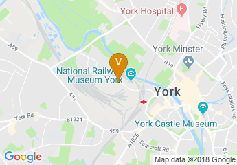 map of National Railway Museum York Official Car Park