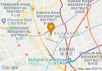 xuhui district, map of jinjiang inn shanghai jiaotong university xuhui campus