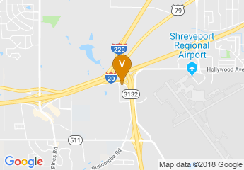 map of Homewood Suites by Hilton Shreveport