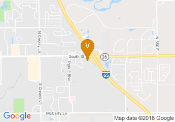 map of DoubleTree by Hilton Lafayette East