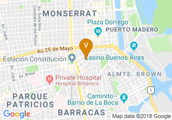 map of Hotel Intersur San Telmo
